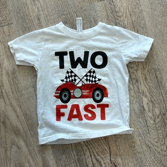 Two Fast Birthday Tee - Picture 1 of 2